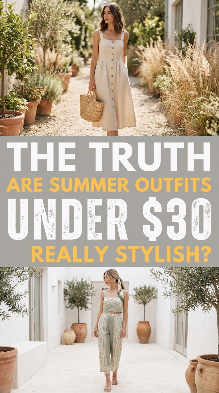 Summer Style on a Shoestring: 3 Outfits Under $30 That Actually Look Expensive